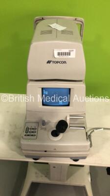 TopCon CT-80 Computerized Tonometer Version on Motorized Table (Powers Up - Missing Printer Trim) *S/N 1570425* **Mfd 2004** *FOR EXPORT OUT OF THE UK ONLY* - 3