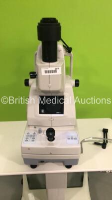 TopCon TRC-MW6S Non-Mydriatic Retinal Camera Version 2.20 on Motorized Table (Powers Up - Damage to Unit - See Pictures) *S/N 2881220* **Mfd 2008** *FOR EXPORT OUT OF THE UK ONLY* - 2