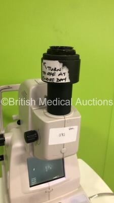 TopCon TRC-MW6S Non-Mydriatic Retinal Camera Version 2.10 on Motorized Table (Powers Up - Damage to Unit - See Pictures) *S/N 2880402* **Mfd 2006** *FOR EXPORT OUT OF THE UK ONLY* - 3