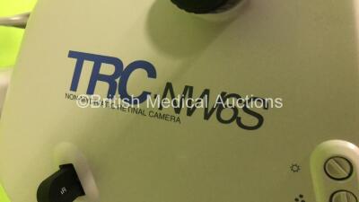 TopCon TRC-MW6S Non-Mydriatic Retinal Camera Version 2.10 on Motorized Table (Powers Up - Damage to Unit - See Pictures) *S/N 2880402* **Mfd 2006** *FOR EXPORT OUT OF THE UK ONLY* - 4