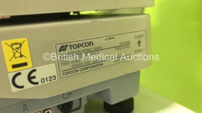 TopCon TRC-MW6S Non-Mydriatic Retinal Camera Version 2.10 on Motorized Table (Powers Up - Damage to Unit - See Pictures) *S/N 2880402* **Mfd 2006** *FOR EXPORT OUT OF THE UK ONLY* - 5