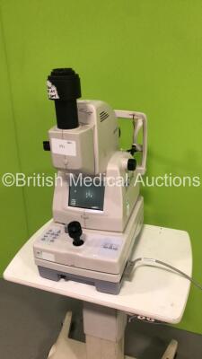 TopCon TRC-MW6S Non-Mydriatic Retinal Camera Version 2.10 on Motorized Table (Powers Up - Damage to Unit - See Pictures) *S/N 2880402* **Mfd 2006** *FOR EXPORT OUT OF THE UK ONLY* - 6