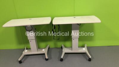 3 x TopCon Electric Ophthalmic Tables *S/N 20100027309139 / 2010027309158* - 3