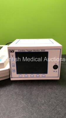 1 x GE MAC 1200 ECG Machine (Powers Up) and 1 x iVYCardiac Trigger Monitor 3000 (Powers Up) *S/N FS0111283 / FS011605* - 2