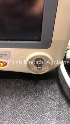 GE DASH 4000 Patient Monitor on Stand with BP 1/3, BP2/4, SPO2, Temp/Co, CO2, NBP and ECG Options (Powers Up - Missing Dial), 6 x Fisher and Paykel HC 150 Ambient Tracking Heated Respiratory Humidifiers (2 x Power Up) and 3 x B&D Electromedical Nippy Vent - 3