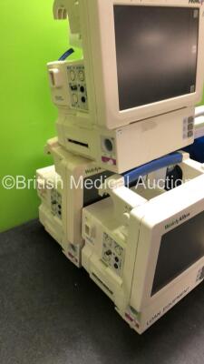 3 x Welch Allyn ProPaq CS Patient Monitors with INV BP1, ECG/EKG RESP, NIBP, T1, T2, INV BP2 and SPO2 Options, Invivo Precess Patient Monitor, Invivo Patient Module Battery Charger, 2 x Covidien Kendall Heaters and 1 x GE Carescape V100 Vital Signs Monito - 3