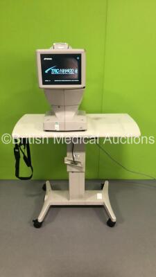 TopCon TRC-NW400 Non-Mydriatic Retinal Camera Version 1.0.4 on Motorized Table (Powers Up - Damaged Table Control - See Pictures) *S/N 980823* **Mfd 04/2016 ** *FOR EXPORT OUT OF THE UK ONLY*