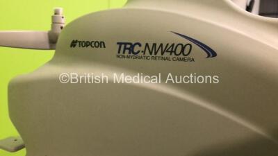 TopCon TRC-NW400 Non-Mydriatic Retinal Camera Version 1.0.2 on Motorized Table (Powers Up - Missing Cap - See Pictures) *S/N 967482* **Mfd 2015 ** *FOR EXPORT OUT OF THE UK ONLY* - 4