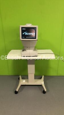 TopCon TRC-NW400 Non-Mydriatic Retinal Camera Version 1.10 on Motorized Table (Powers Up - Missing Cap - See Pictures) *S/N 967195 * **Mfd 2014 ** *FOR EXPORT OUT OF THE UK ONLY*
