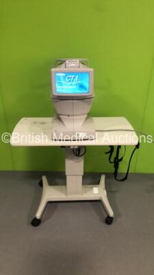 TopCon CT-1 Computerized Tonometer Version 3.00 on Motorized Table (Powers Up) *S/N 2730480* **Mfd 2014** *FOR EXPORT OUT OF THE UK ONLY*