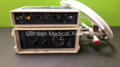 Pneupac MR Compatible ventiPAC Anesthetic Ventilator with 1 x Pneupac alarmPAC and Hose