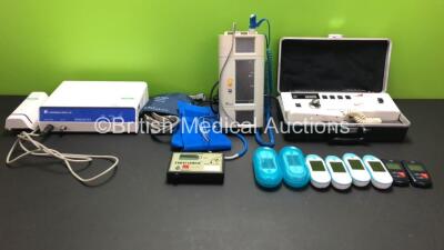 Mixed Lot Including 1 x SunTech 247 Monitor, 1 x Horwell Neurothesiometer, 1 x Ljungberg & Kogel AB Biosealer CR 4 with Signal Cable and 8 x One Touch Blood Glucose Meters