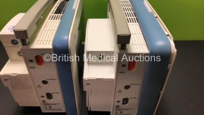 2 x Drager Infinity Delta Patient Monitors with HemoMed 1, Aux - Hemo 3, MultiMed and 1 x SpO2 Options *Mfd 2012 - 2008* (Both Power Up with some Casing Damage - See Photos) *5398793945 - 6004739955* - 4