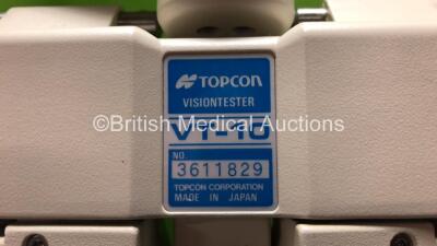 Topcon VT-10 Vision Tester *3611829* **FOR EXPORT OUT OF THE UK ONLY** - 3
