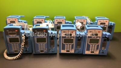 Job Lot Including 7 x CareFusion Alaris SE Single Channel Infusion Pumps and 2 x Alaris Signature Edition Gold Infusion Pumps *12403168 - 12354805 - 12402490 - 713103394*