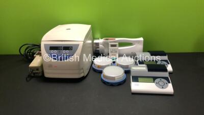 Job Lot Including 2 x ESE Quant TS Tube Scanners, 1 x Biotest Hycon High Flow Air Sampler, 3 x IKA Colorsquid Magnetic Stirrers, 1 x Fisher Scientific accuSpin Micro 17 Benchtop Centrifuge and 1 x Tobias IG150 Densitometer *0061 / 0062 / 635706 / 635702 /