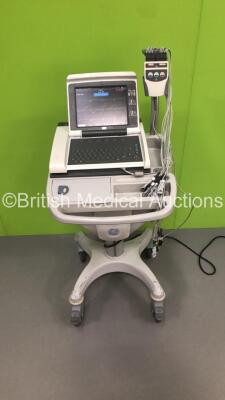 GE MAC 5500 ECG Machine on Stand with 1 x 10-Lead ECG Lead (Powers Up) * SN SCD08464459PA * - 2