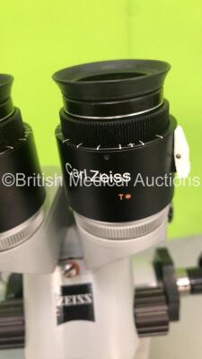 Zeiss OPMI 1-FC Colposcope on Stand with 2 x 10x/22b Eyepieces and f 250 Lens (Powers Up with Suspected Blown Bulb) * SN 301573 * - 5