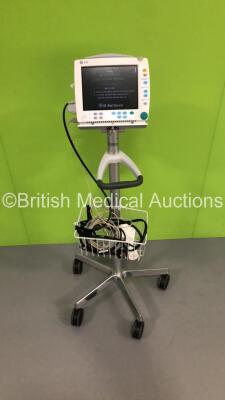 GE B30 Patient Monitor with 1 x E-PSMW Patient Side Module with NIBP,T1,T2,SpO2 and ECG Options * Mfd 2011 *,Printer Options,1 x BP Hose and 1 x 3-Lead ECG Lead on Stand (Powers Up) * Mfd 2011 *