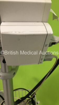 GE B30 Patient Monitor with 1 x E-PSMW Patient Side Module with NIBP,T1,T2,SpO2 and ECG Options * Mfd 2011 *,Printer Options,1 x BP Hose and 1 x 3-Lead ECG Lead on Stand (Powers Up) * Mfd 2011 * - 9