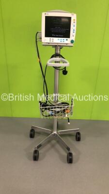 GE B30 Patient Monitor with 1 x E-PSMW Patient Side Module with NIBP,T1,T2,SpO2 and ECG Options * Mfd 2011 *,Printer Options,1 x BP Hose,1 x SpO2 Finger Sensor and 1 x 3-Lead ECG Lead on Stand (Powers Up) * Mfd 2011 * - 2