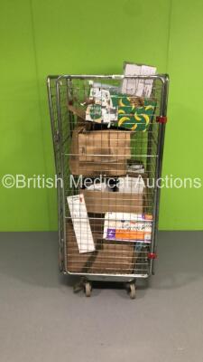 Cage of Mixed Consumables Including Depuy Suture Shuttles,Synergetics Vision Illuminated Directional Laser Probes and Smith & Nephew PICO Single Use Negative Pressure Wound Therapy Systems (Cage Not Included)