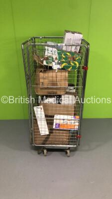 Cage of Mixed Consumables Including Depuy Suture Shuttles,Synergetics Vision Illuminated Directional Laser Probes and Smith & Nephew PICO Single Use Negative Pressure Wound Therapy Systems (Cage Not Included) - 2