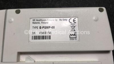 Datex-Ohmeda Anaesthesia Monitoring System Including Monitor with Controller and Power Supply, Module Rack with E-Entropy Module *Mfd - 10/2009*, E-CAiOV Gas Module with Spirometry Option and D-fend Water Trap *Mfd - 11/2010*, E-INTPSM Module with Pole Mo - 5