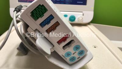 Datex-Ohmeda Anaesthesia Monitoring System Including Monitor with Controller and Power Supply, Module Rack with E-Entropy Module *Mfd - 09/2010*, E-CAiOV Gas Module with Spirometry Option and D-fend Water Trap *Mfd - 06/2009*, E-INTPSM Module with Pole Mo - 3