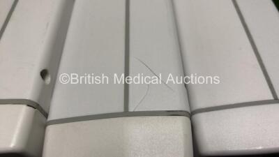 4 x GE E-PSMP Multiparameter Modules *Mfd's - 2 x 08/2010 and 1 x 11/2010* with NIBP, P1 P2, T1 T2, SPO2 and ECG Options (1 x Damaged Casing - See Photo) *6651813 / 6680439 / 6651729* - 2