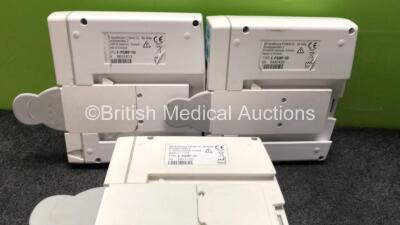 4 x GE E-PSMP Multiparameter Modules *Mfd's - 2 x 08/2010 and 1 x 11/2010* with NIBP, P1 P2, T1 T2, SPO2 and ECG Options (1 x Damaged Casing - See Photo) *6651813 / 6680439 / 6651729* - 3