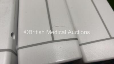 3 x GE E-PSMP Multiparameter Modules *Mfd's - 2 x 08/2010 and 1 x 08/2016* with NIBP, P1 P2, T1 T2, SPO2 and ECG Options (1 x Damaged Casing - See Photo) *6651826 / 6651807 / 8009594* - 2