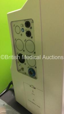 EDAN iM8 Patient Monitor with ECG,NIBP,SpO2,T1,T2,Printer Options and Assorted Leads (Powers Up-In Excellent Condition) * Mfd 2016 * - 7