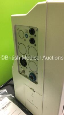 EDAN iM8 Patient Monitor with ECG,NIBP,SpO2,T1,T2,Printer Options and Assorted Leads (Powers Up-In Excellent Condition) * Mfd 2016 * - 8