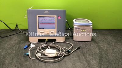 Job Lot Including 1 x Philips Respironics Trilogy 100 Ventilator *Software Version - 14.1.02* Operational Hours - 0.2 Hours and 1 x Fisher & Paykel MR850AEK Respiratory Humidifier (Both Power Up) *TV112090612 / 020311000792*