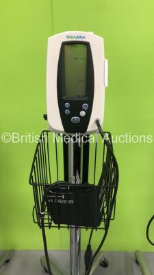 4 x Welch Allyn 420 Series Vital Signs Monitors on Stands (All Power Up) - 3