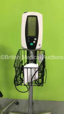 4 x Welch Allyn 420 Series Vital Signs Monitors on Stands (All Power Up) - 4