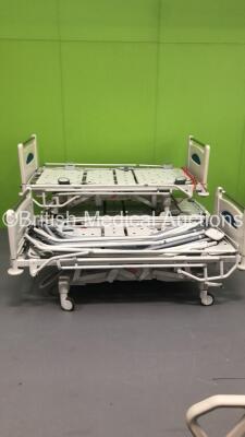 3 x Huntleigh Contura Electric Hospital Beds (Unable to Power Test Due to Cut Power Supplies / No Controllers) *S/N FS0043153 / FS0043150 / FS0043149