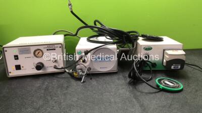 Mixed Lot Including 1 x Swiss EMS CH-1347 Lithoclast System (Powers Up) 1 x Medivators Endo Stratus CO2 Insufflator Unit (Powers Up) 1 x Endogator EGP-100 Control Unit (No Power) *SN A2816, 3004111, C00503*