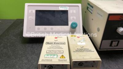 Mixed Lot Including 1 x Enraf Nonius Sonopuls 434 Ultrasound Therapy Unit with 1 x 1.0MHz Transducer / Probe (Powers Up) 1 x PSVPro Anesthesia Monitor Attachment, 1 x Oxicom 2100 Whole Blood Oximeter Unit (Powers Up) 1 x Penlon Multifunction Pressure Fail - 2