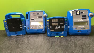 Job Lot of Patient Monitors Including 1 x GE Carescape Pro 100 Patient Monitor (Powers Up) 1 x GE Dinamap PRO 200 Patient Monitor (No Power) 1 x GE Carescape V100 Patient Monitor (No Power with Missing Front Panel-See Photo) 1 x GE Dinamap 300 Patient Mon