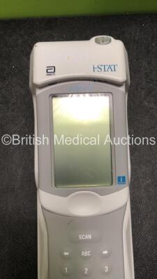 Abbott i-Stat Handheld Blood Analyzer with Downloader / Recharger *Untested Due to No Power Supply* **Mfd 2007** ****S/N 319544***** - 3