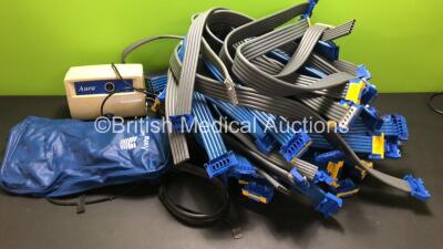Mixed Lot Including Huntleigh Aura Pump with Cushion, Mattress Hoses and Various Consumables Including Breathing Tubes and Instruments