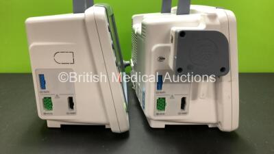 2 x GE Dash 2500 Patient Monitors Including ECG, SpO2 and NIBP Options *Mfd 2009* (Both Power Up) - 3