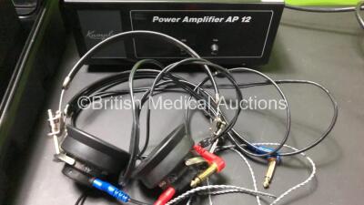 Mixed Lot Including 1 x Kamplex Diagnostic Audiometer AD 27 with Headset in Case (Powers Up) 1 x Kamplex Power Amplifier AP 12 and 3 x GE Ohmeda TuffSat SpO2 Monitors - 4