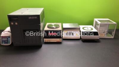 Job Lot Including 1 x Sato CL412e, 2 x Mettler Balance-Scales 1 x UWE AQM III Scales, 1 x Ohaus Scales and 1 x
