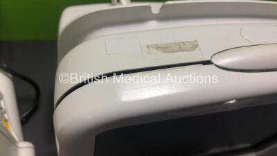 Job Lot Including 1 x GE Dash 3000 Patient Monitor with ECG, CO2, NBP, BP1, BP2, SPO2 and Temp Options (Powers Up with Maintenance Required Message and Cracked Casing - See Photos) and 1 x GE Transport Pro Patient Monitor (Untested Due to No Power Supply, - 7