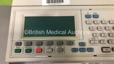 Philips PageWriter 300 pi ECG Machine on Stand with 10 Lead ECG Leads (Powers Up) *S/N US0602070* - 2