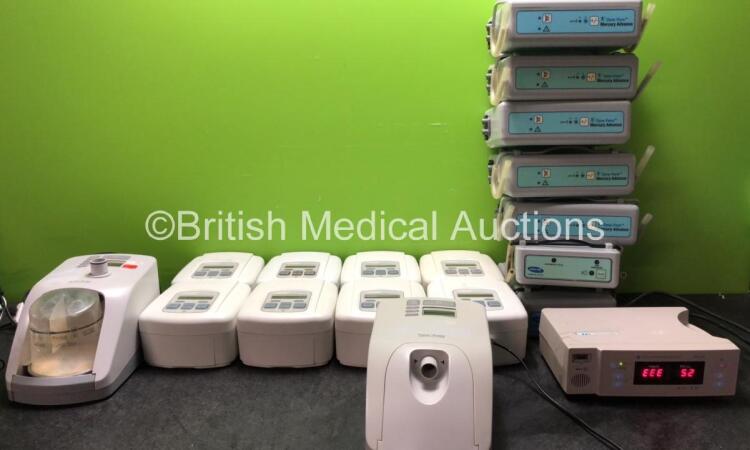 Mixed Lot Including 1 x Nellcor Puritan Bennett NPB-290N Pulse Oximeter (Powers Up with Error and Cracked Casing-See Photos) 1 x Fisher & Paykel Sleepstyle 200 CPAP Humidifier Unit (Powers Up) 1 x Fisher & Paykel Sleepstyle 600 CPAP Humidifier Unit (Powe