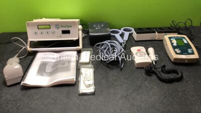 Mixed Lot Including 1 x Piez Optic PZ802 Portable Gas Dosimeter Unit with 1 x AC Power Supply and Accessories (Powers Up) 1 x Ultratec PD1 Fetal Doppler Unit (No Power) 1 x Guidant Model 6577 Cardiovascular Vascular Telemetry Wand, 1 x Respironics REMstar